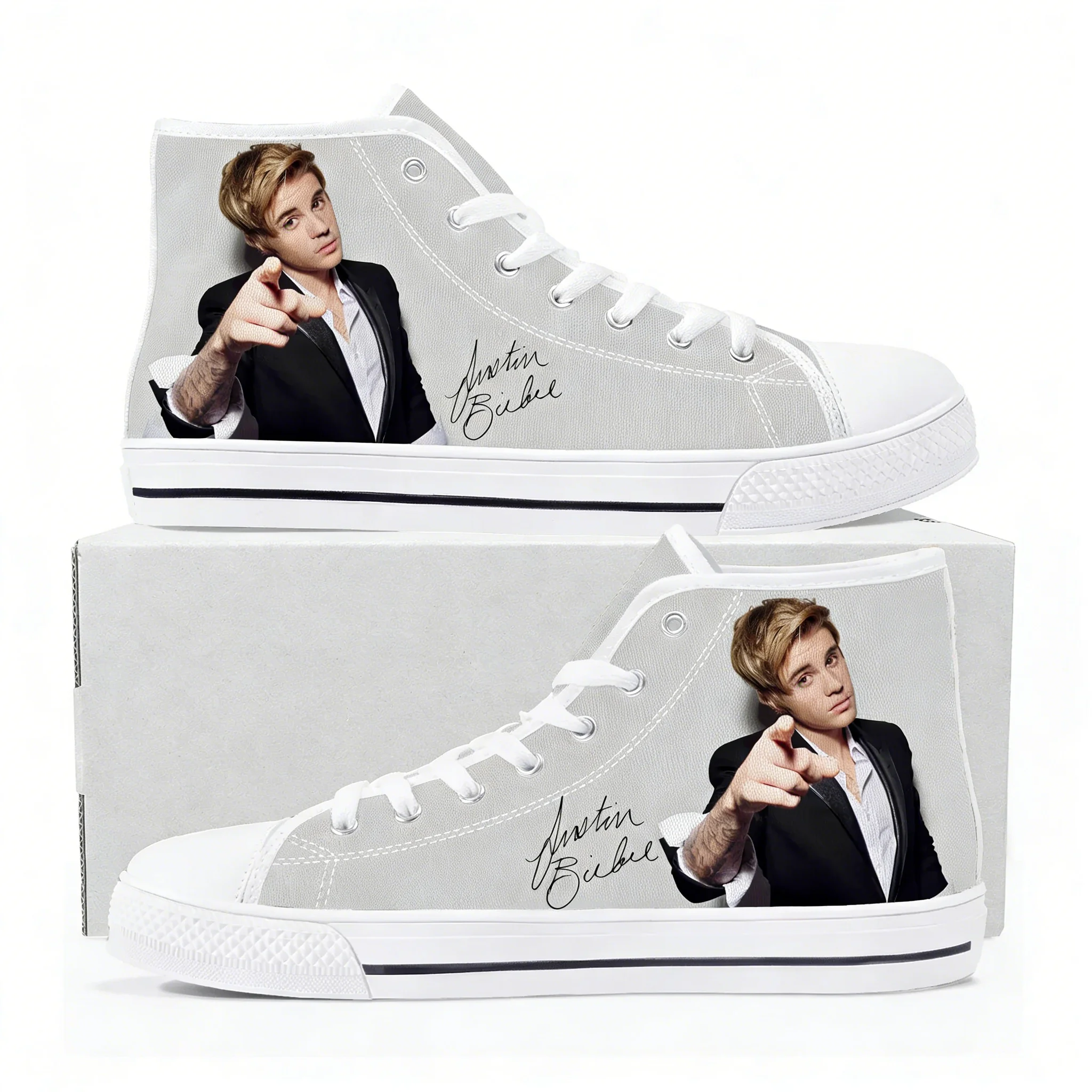 3D Printing Quality - Buty sportowe Justin Bieber, wysokie, męskie,