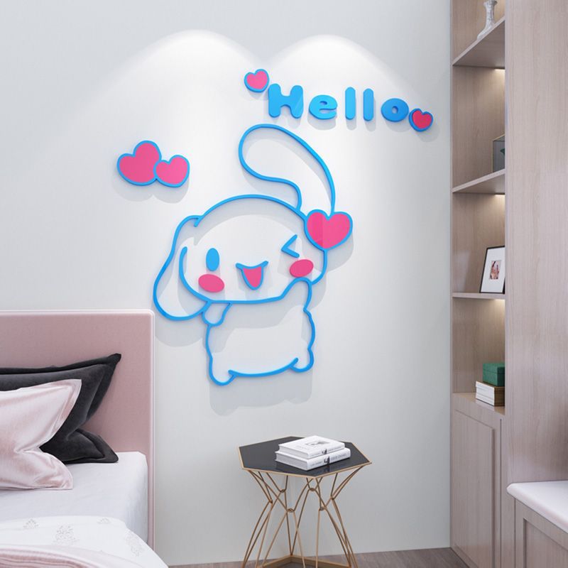 3D Printing Objects - Sanrio Cinnamoroll 3D Akrylowa Naklejka Dekoracyjna