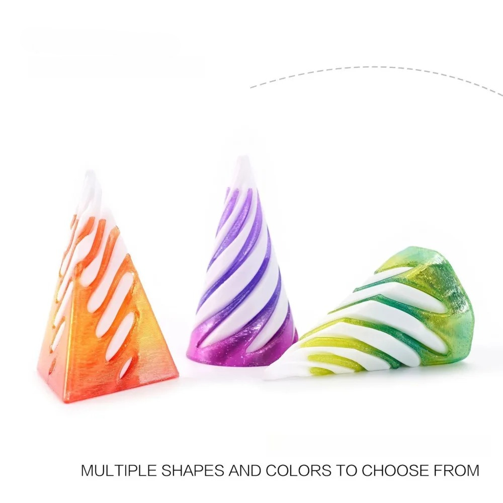3D Printing Apps - Drukowane w 3D spiralne zabawki obrotowe,