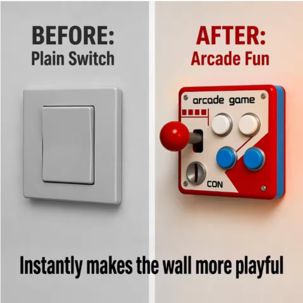3D Printing Apps - Retro Osłona na Joystick Arcade, Bezprzewodowa