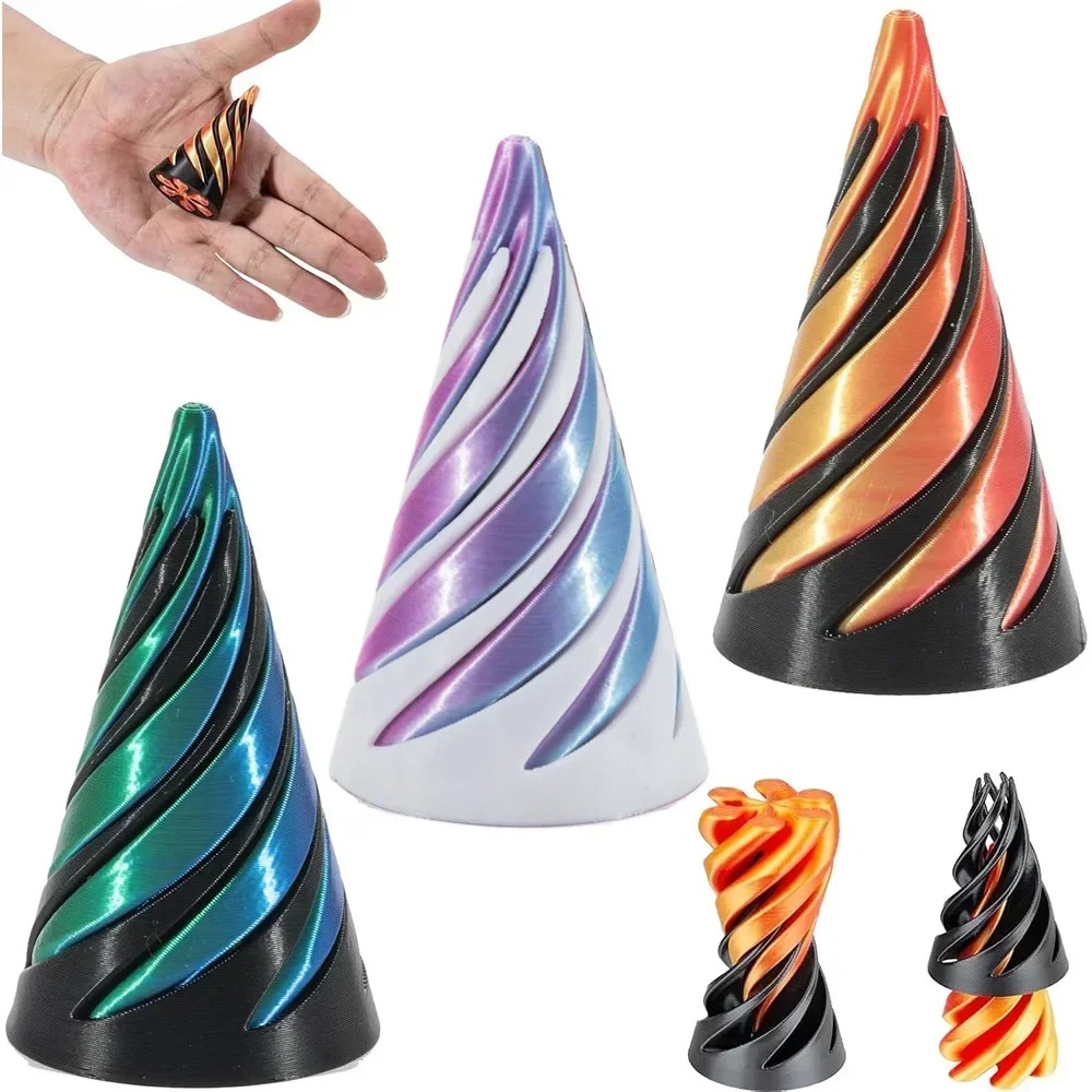 3D Printing Objects - Drukowana w 3D spiralna zabawka w
