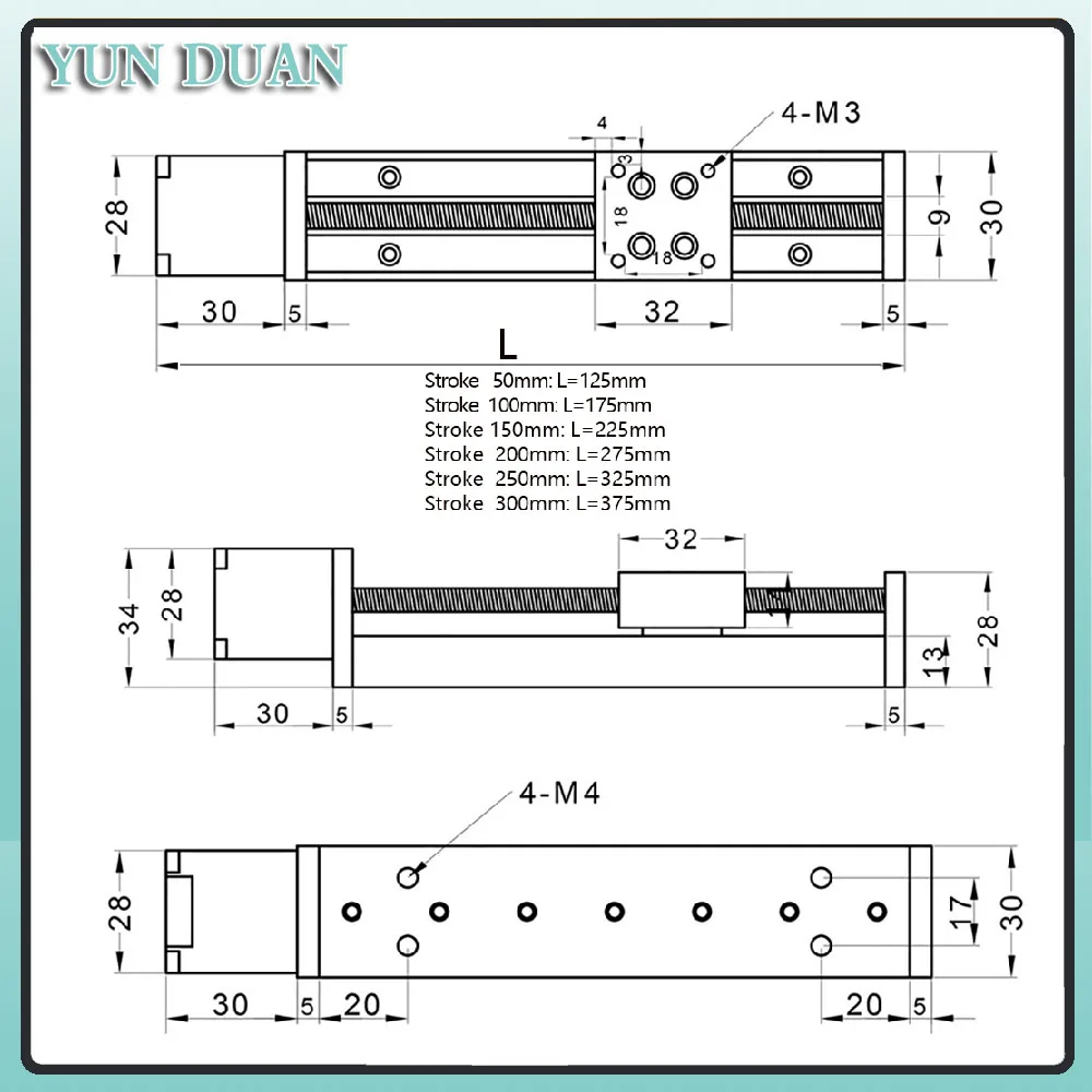 Szyna liniowa typu T z mechani – Linear Guide Rail recenzja i cena