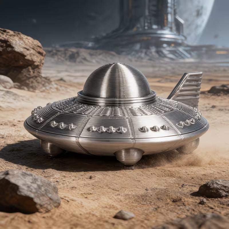 Figurki UFO drukowane w 3D, re – 3D Printing Apps recenzja i cena