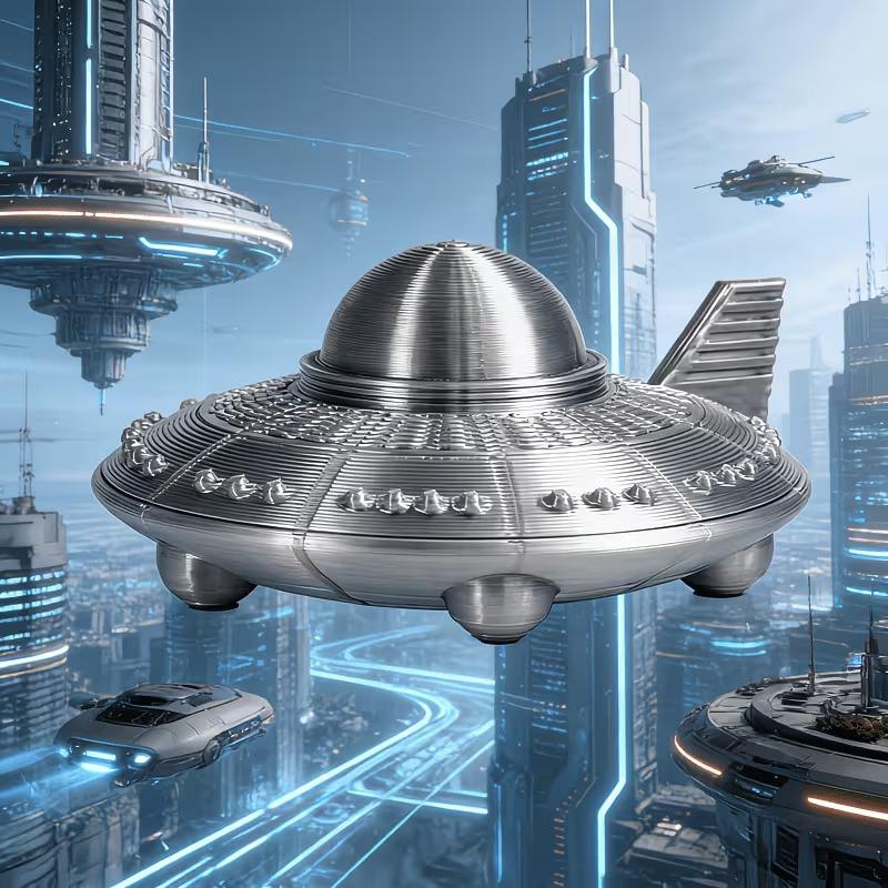 Figurki UFO drukowane w 3D, re – 3D Printing Apps recenzja i cena
