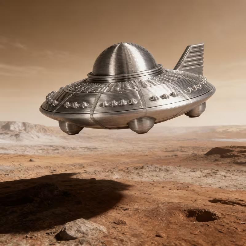 Figurki UFO drukowane w 3D, re – 3D Printing Apps recenzja i cena
