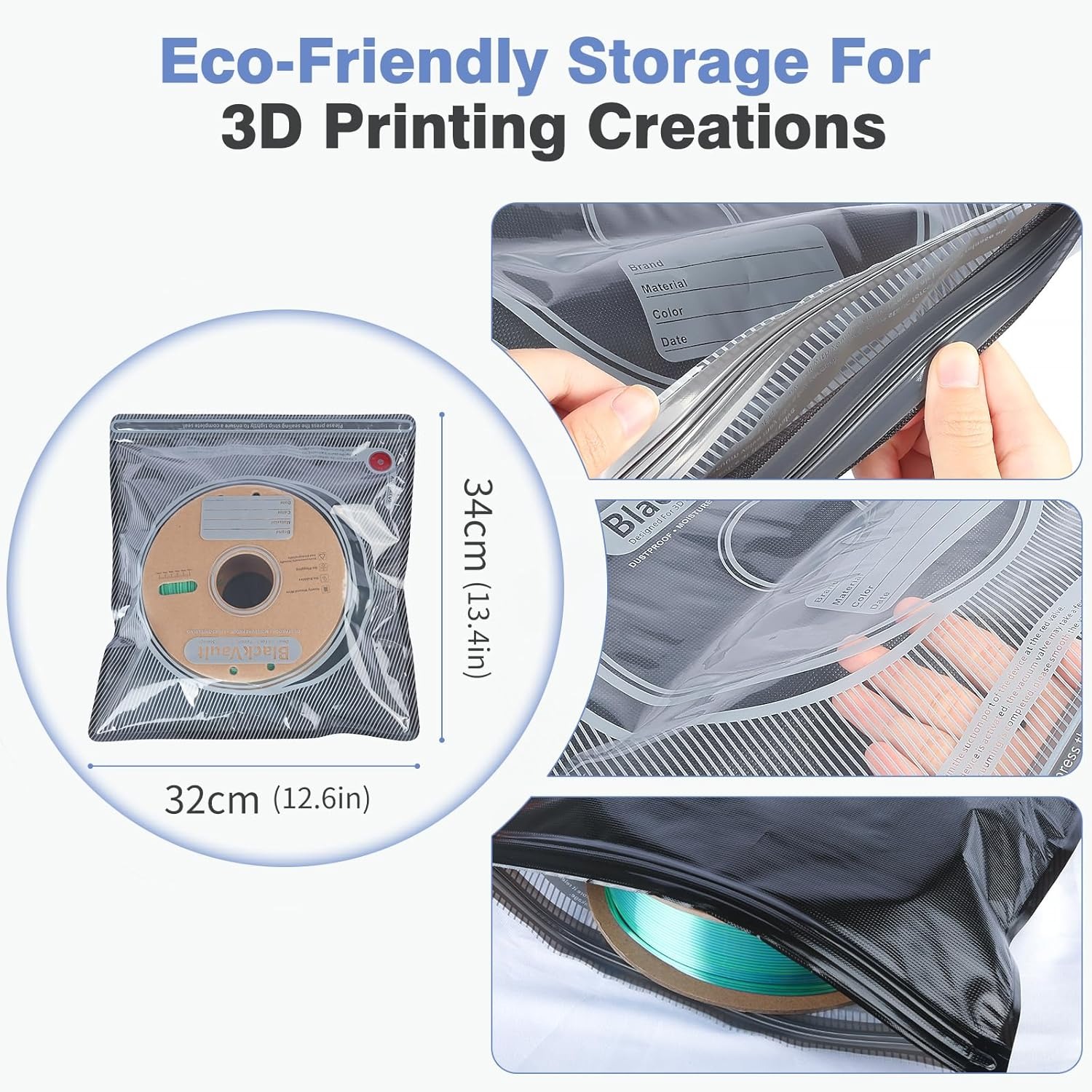 Ulepszony czarny worek próżnio – Carbon Fiber Filament recenzja i cena
