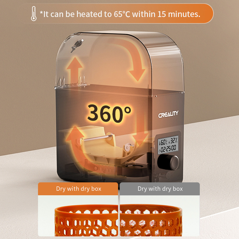 Creality Filament Dryer Upgrad – Carbon Fiber Filament recenzja i cena