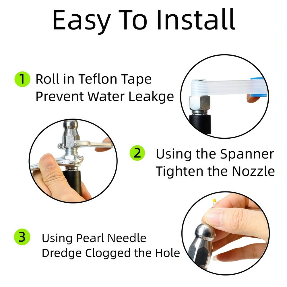 Zestaw do czyszczenia kanaliza – Nozzle Cleaning Kit recenzja i cena