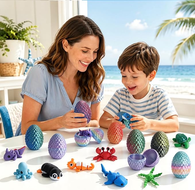 24 szt. Drukowane w 3D Jajka N – 3D Printing Fidget Toys recenzja i cena